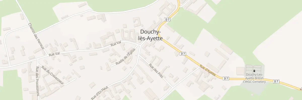 Plan du 2 Rue d’En-haut à Douchy-lès-Ayette