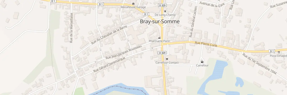 Plan du 2 Rue Gérard Deremarque à Bray-sur-Somme