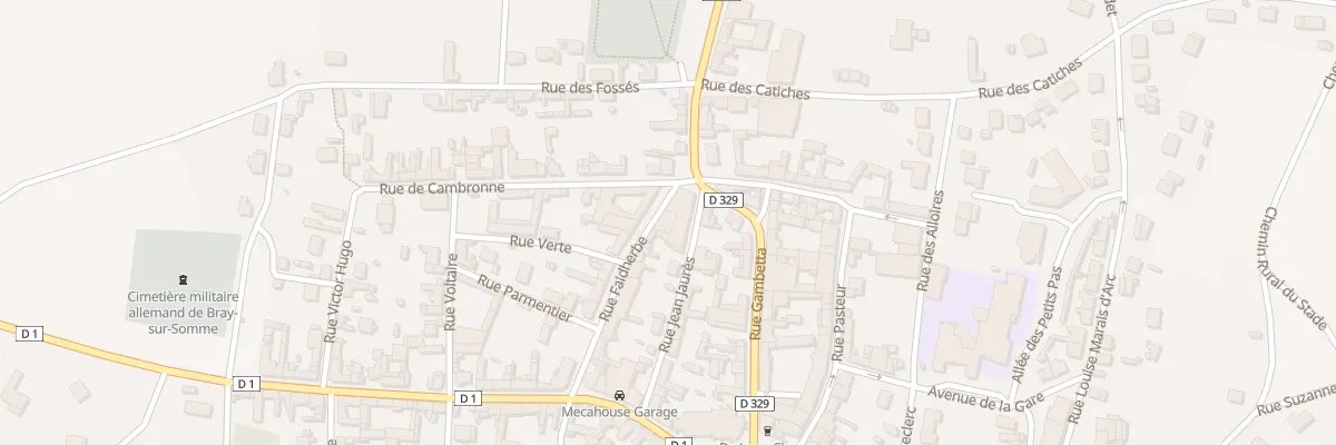 Plan du 18 Rue Faidherbe à Bray-sur-Somme