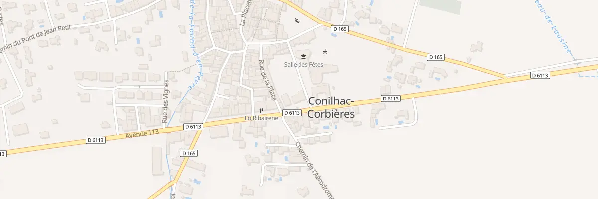 Plan du 18 Av 113 à Conilhac-Corbières