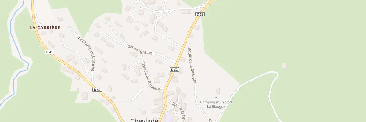 Plan du 5182 Le Bourg à Cheylade