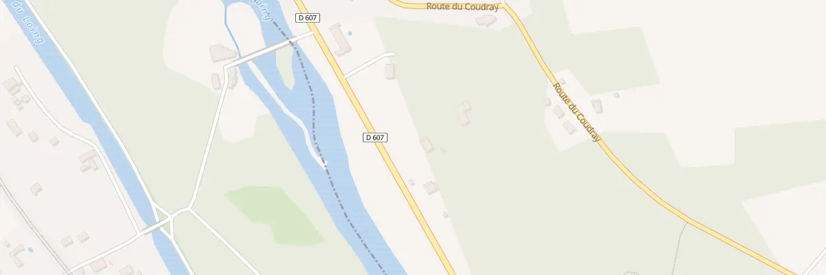 Plan du 150 Rte de Glandelles à Bagneaux-sur-Loing