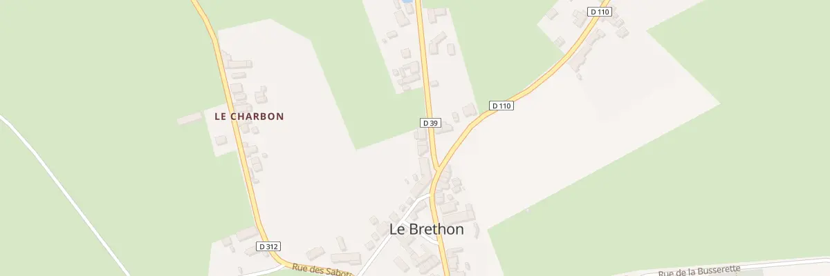 Plan du 3 Rue du stade au Brethon