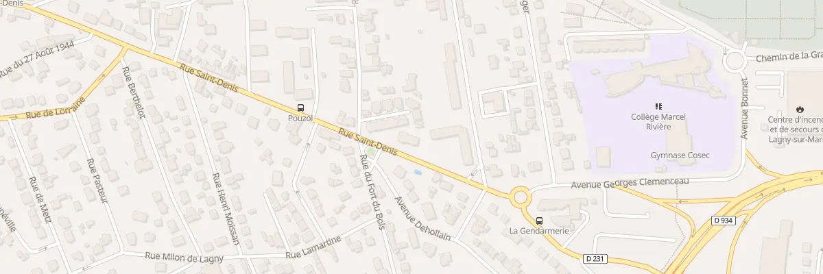 Plan du 12 Rue Saint-denis à Lagny-sur-Marne