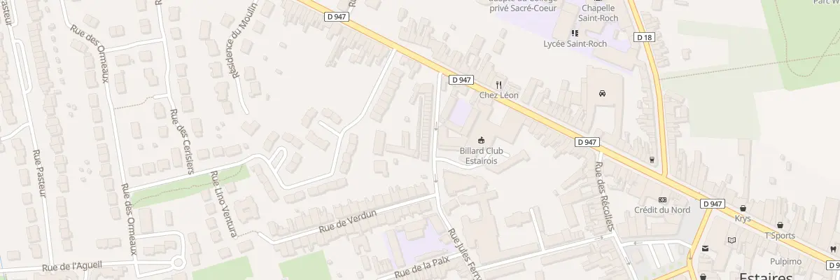 Plan du 26 Rue Jules Ferry à Estaires