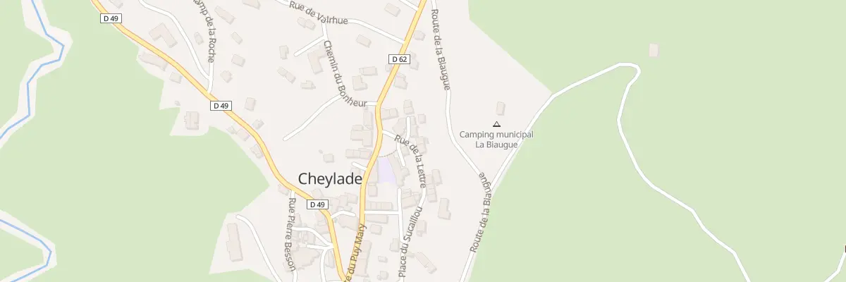Plan du 5171 Le Bourg à Cheylade