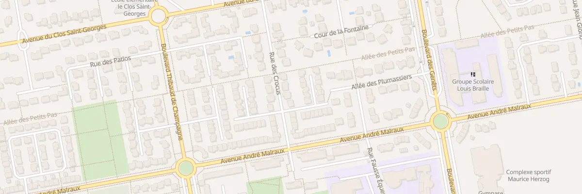 Plan du 15 Rue des Crocus à Bussy-Saint-Georges