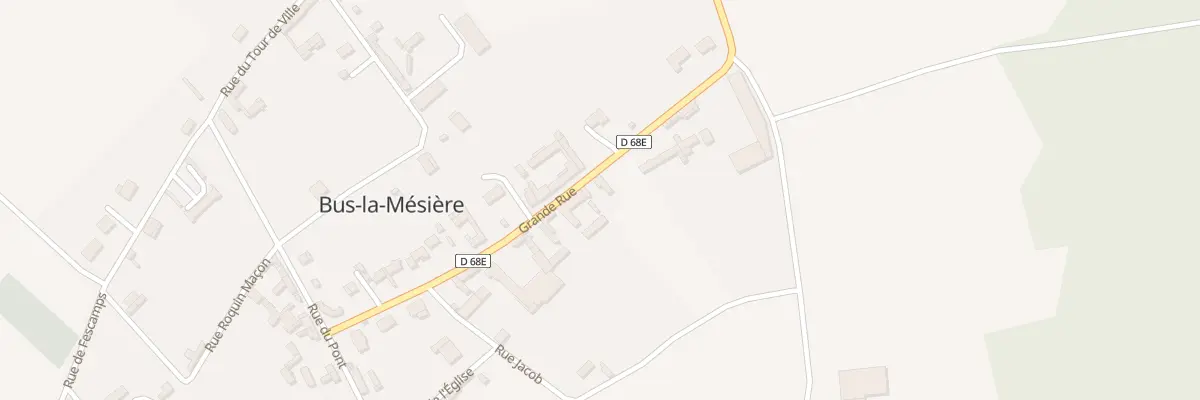 Plan du 22 Vc Grande Rue à Bus-la-Mésière