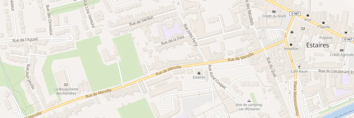 Plan du 56 Rue de Merville à Estaires