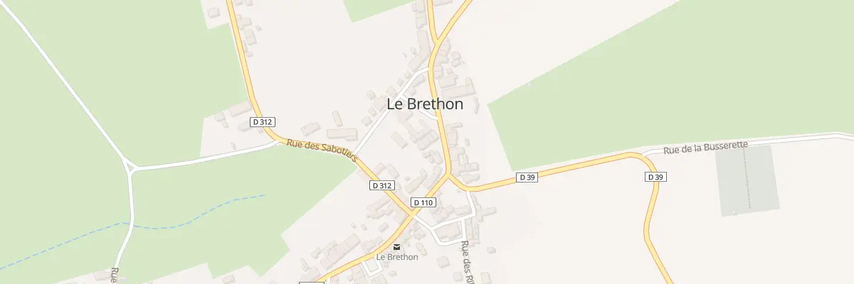 Plan du 8 Rue du Commerce au Brethon