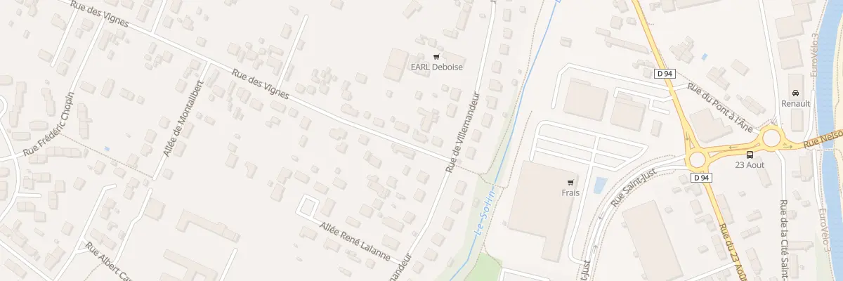 Plan du 2 Rue des Vignes à Châlette-sur-Loing