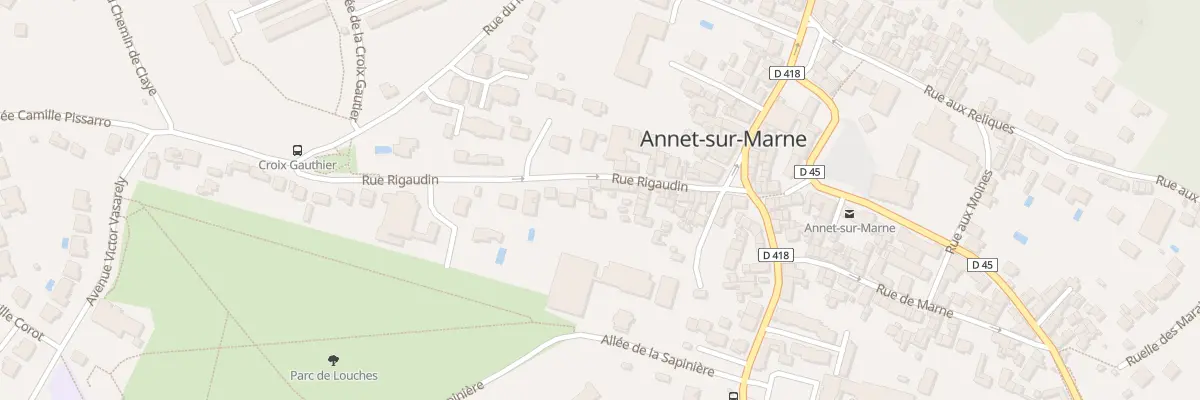 Plan du 29 Rue de Rigaudin à Annet-sur-Marne