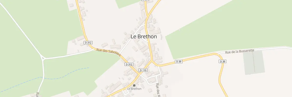 Plan du 6 Rue du Commerce au Brethon