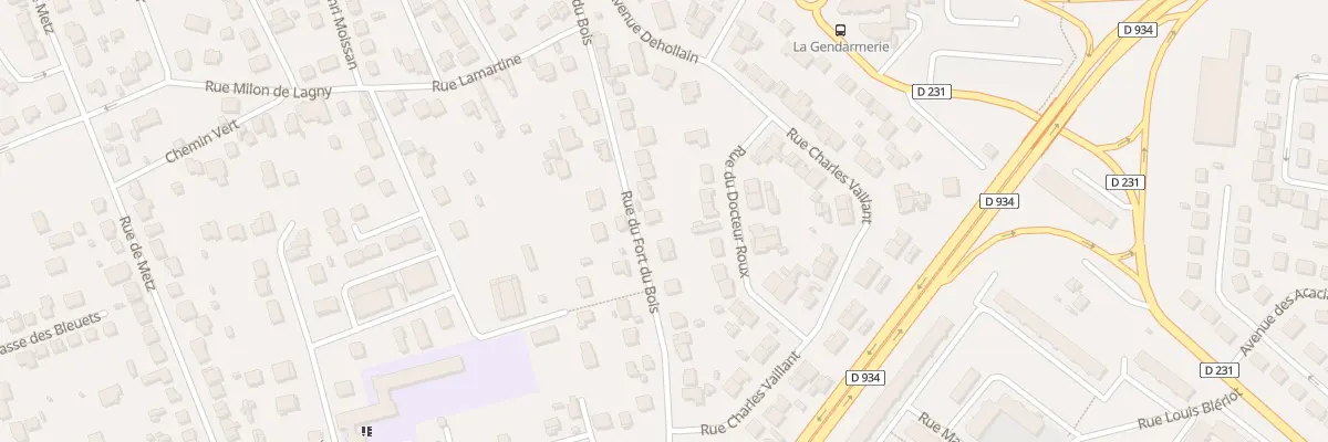 Plan du 21 Rue du Fort du Bois à Lagny-sur-Marne