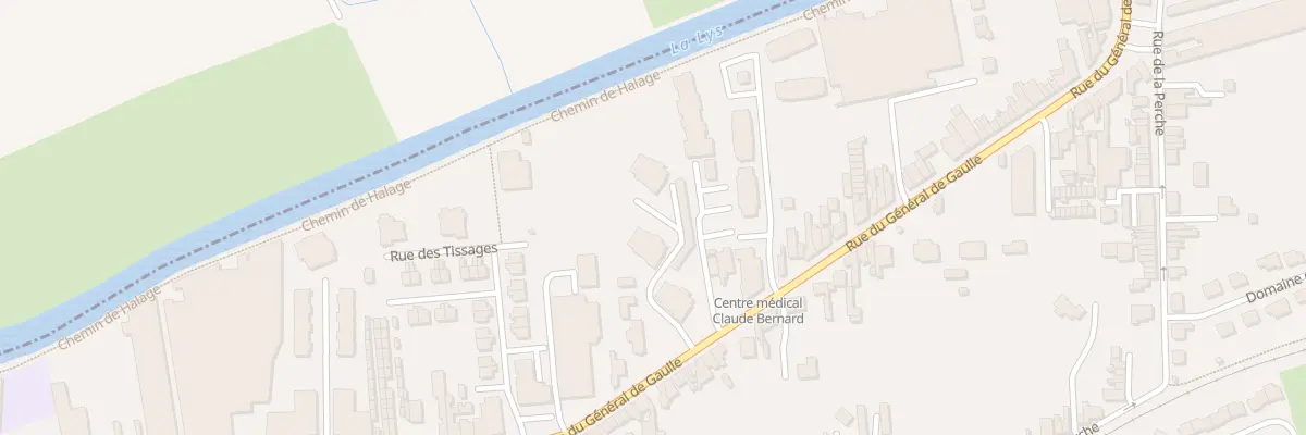 Plan du 5 Rue du General de Gaulle à La Gorgue