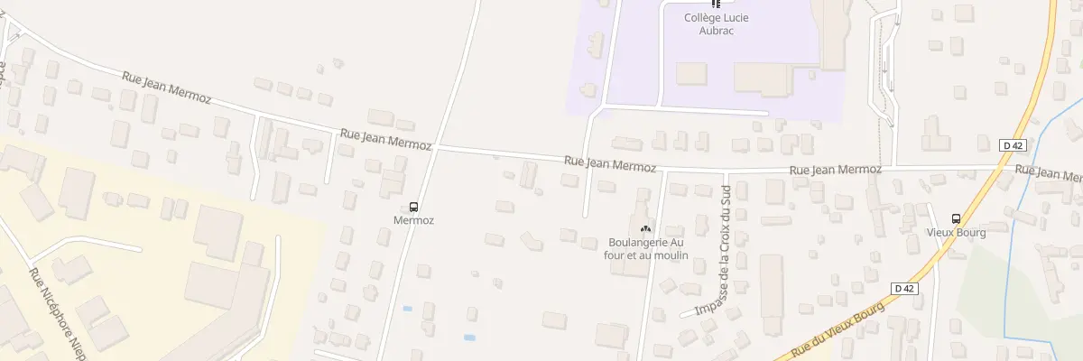 Plan du 77A Rue Jean Mermoz à Villemandeur