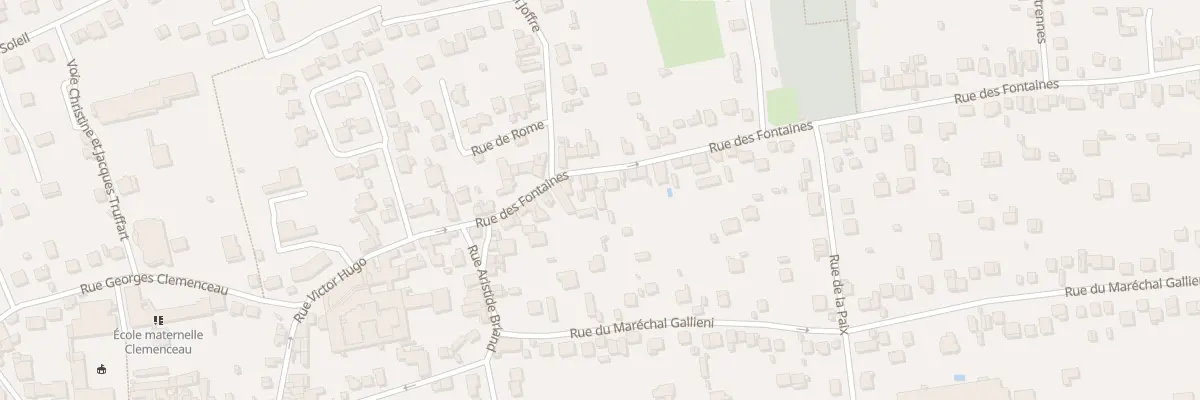 Plan du 6 Rue des Fontaines à Thorigny-sur-Marne