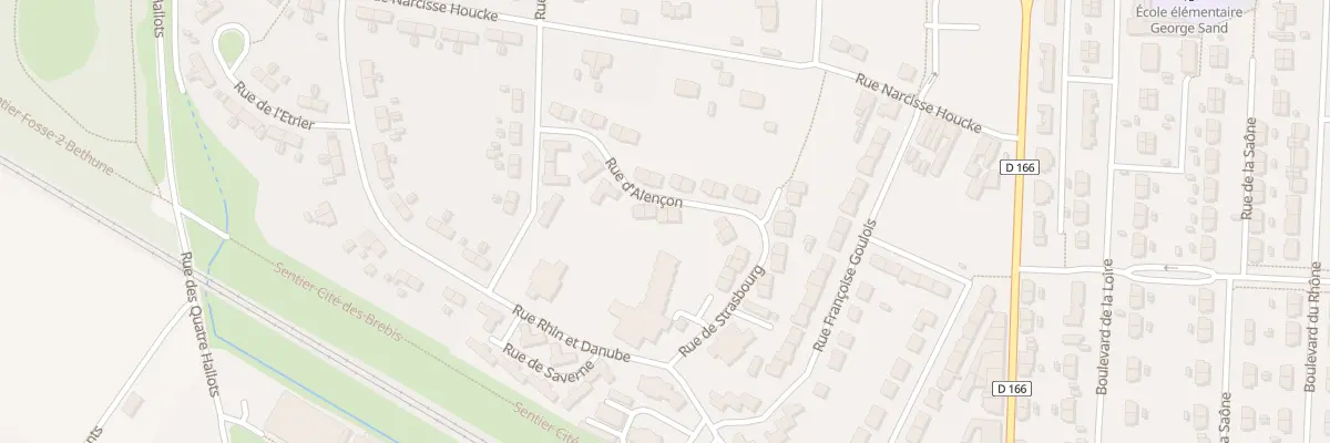 Plan du 16 Rue d’Alençon à Bully-les-Mines