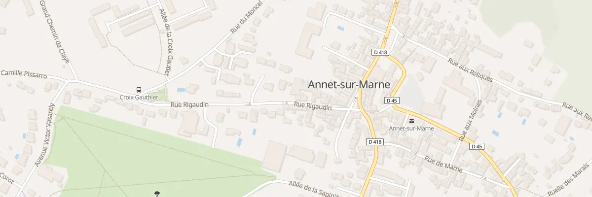 Plan du 16B Rue de Rigaudin à Annet-sur-Marne