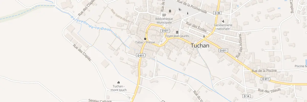 Plan du 4 Rue de la Porte Fausse à Tuchan