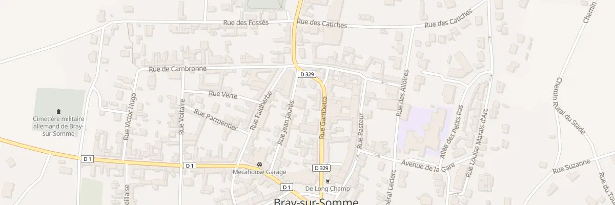 Plan du 15 Rue Gambetta à Bray-sur-Somme