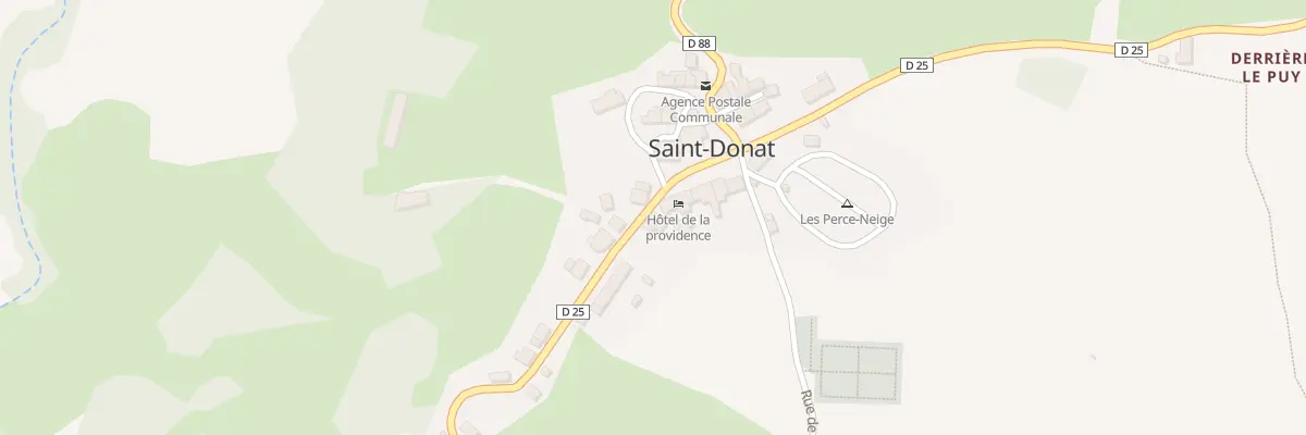 Plan du 5003 Saint Donat à Larodde