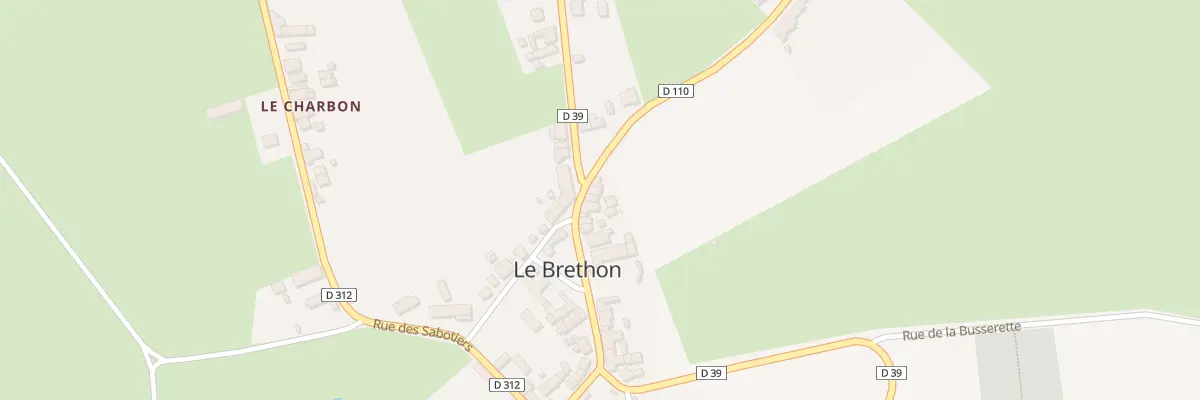 Plan du 2 Rue du Commerce au Brethon