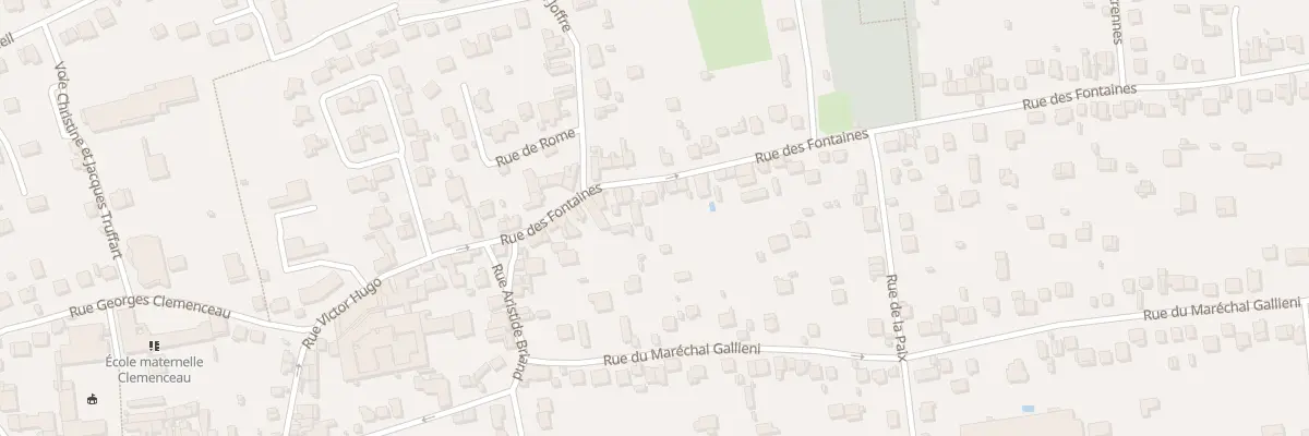Plan du 8 Rue des Fontaines à Thorigny-sur-Marne