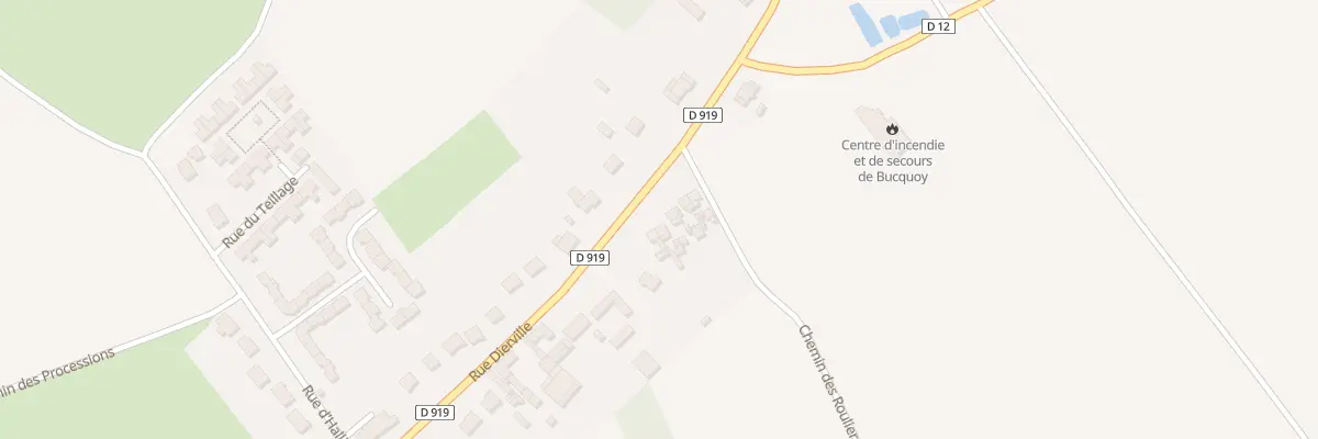 Plan du 100T Rue Dierville à Bucquoy