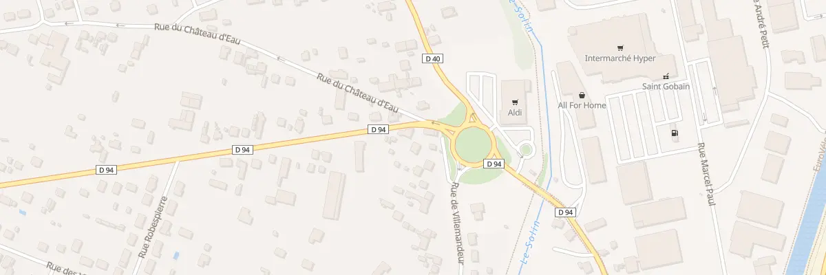 Plan du 1 Rue du Gâtinais à Châlette-sur-Loing
