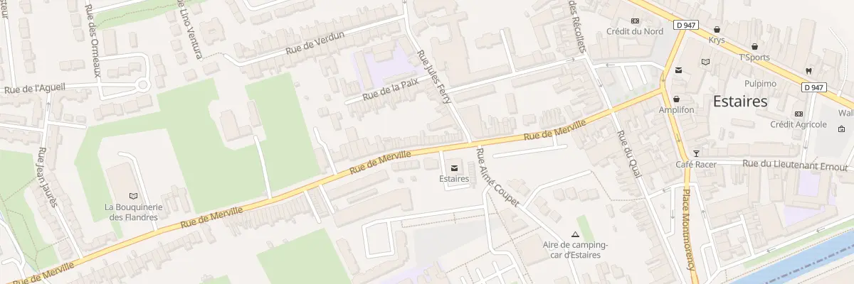Plan du 46 Rue de Merville à Estaires