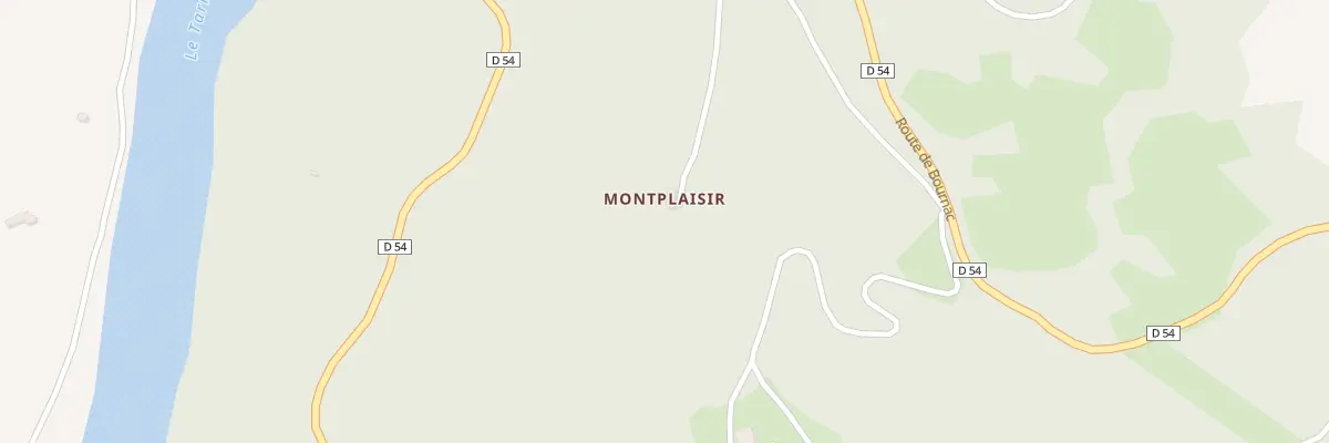 Plan du 5389 Monplaisir à Broquiès