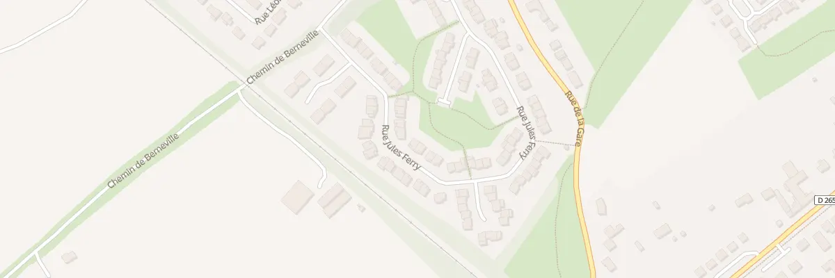 Plan du 58 Rue Jules Ferry à Dainville