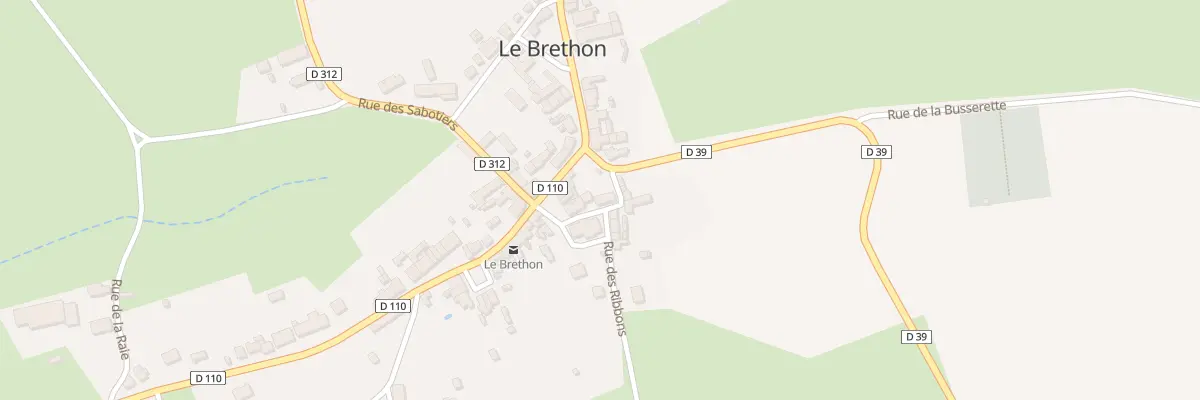 Plan du 3 Rue de l’Abbe Bordelle au Brethon