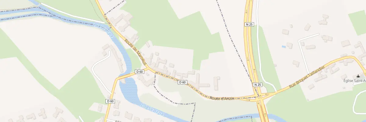 Plan du 7 Rte d’Anzin à Duisans