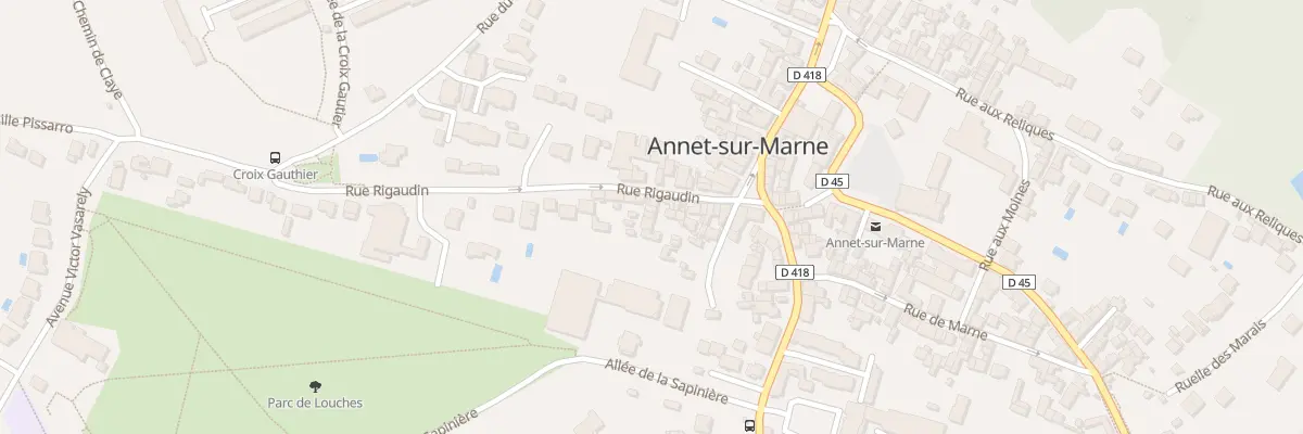 Plan du 21 Rue de Rigaudin à Annet-sur-Marne