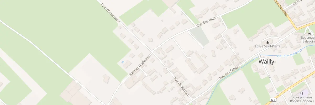 Plan du 14 Rue de Verdun à Wailly