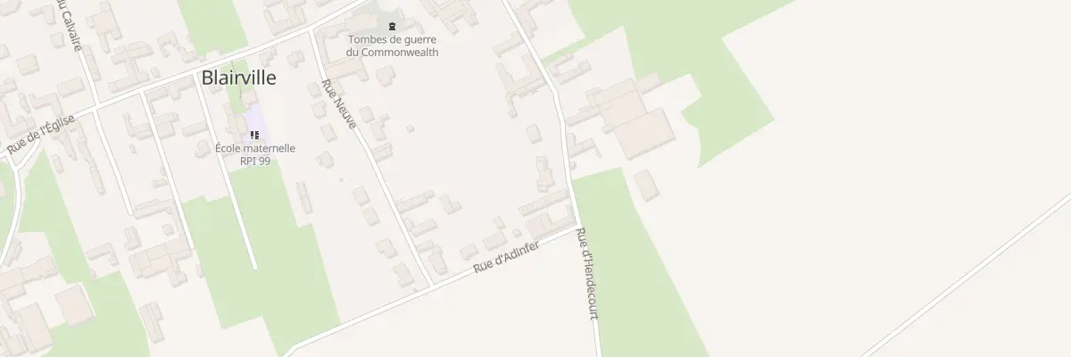 Plan du 14T Rue d’Hendecourt à Blairville