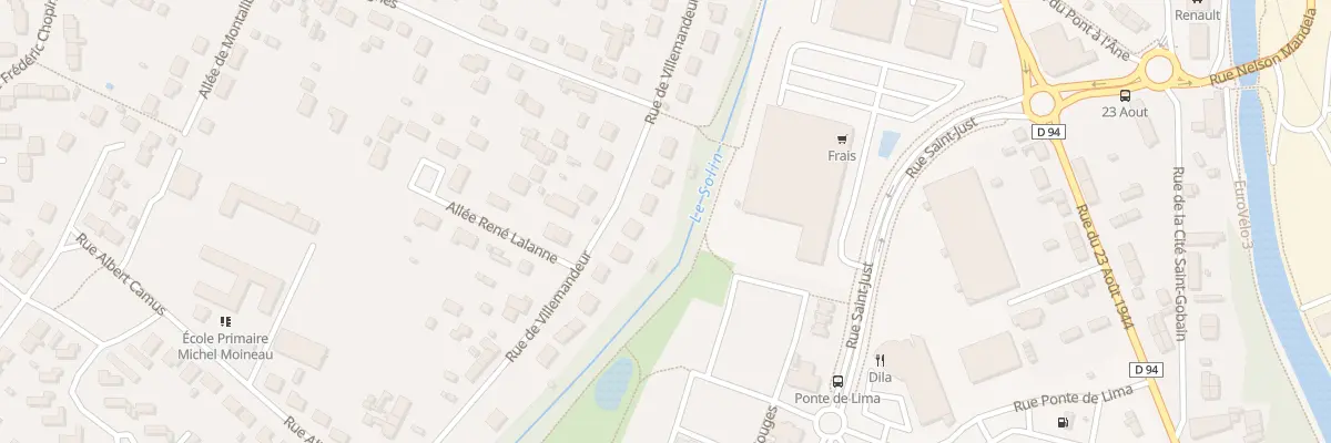 Plan du 31 Rue de Villemandeur à Châlette-sur-Loing
