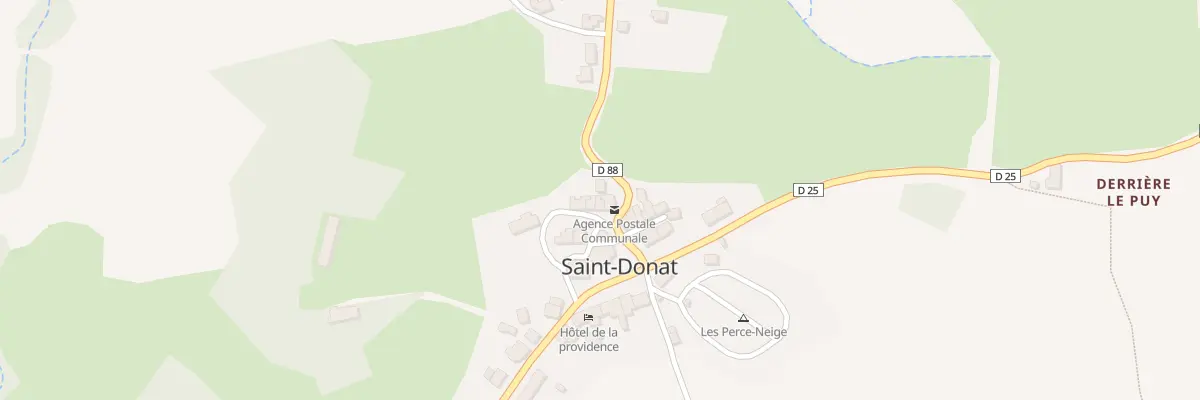 Plan du 5031 Le Bourg à Saint-Donat