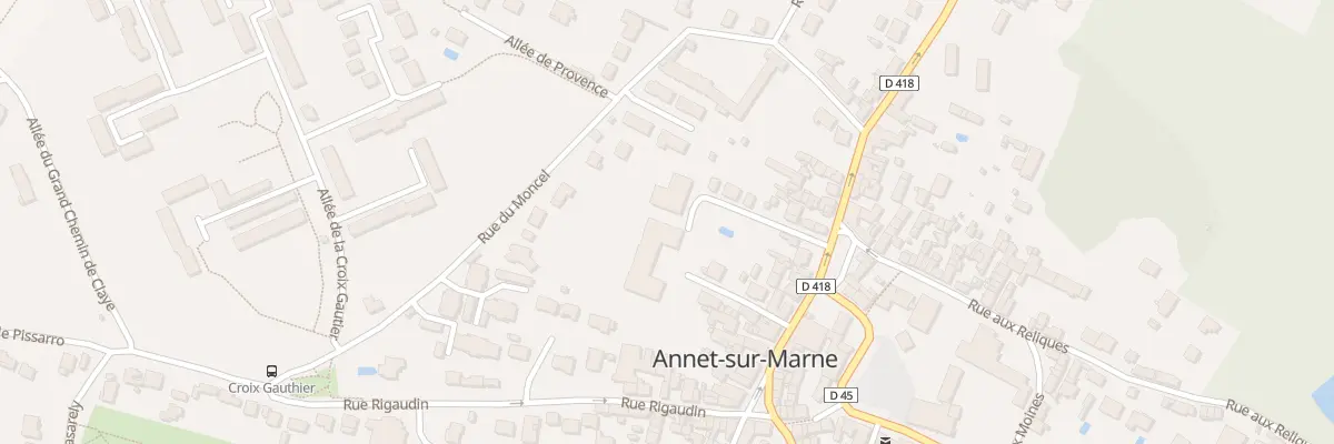 Plan du 52 Rue du Général de Gaulle à Annet-sur-Marne