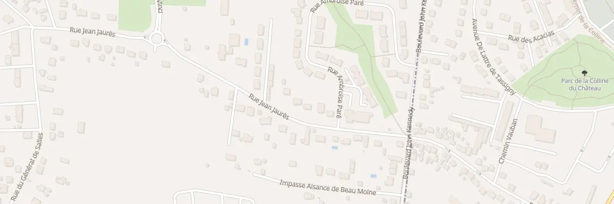 Plan du 33 Rue Jean Jaurès à Villemandeur
