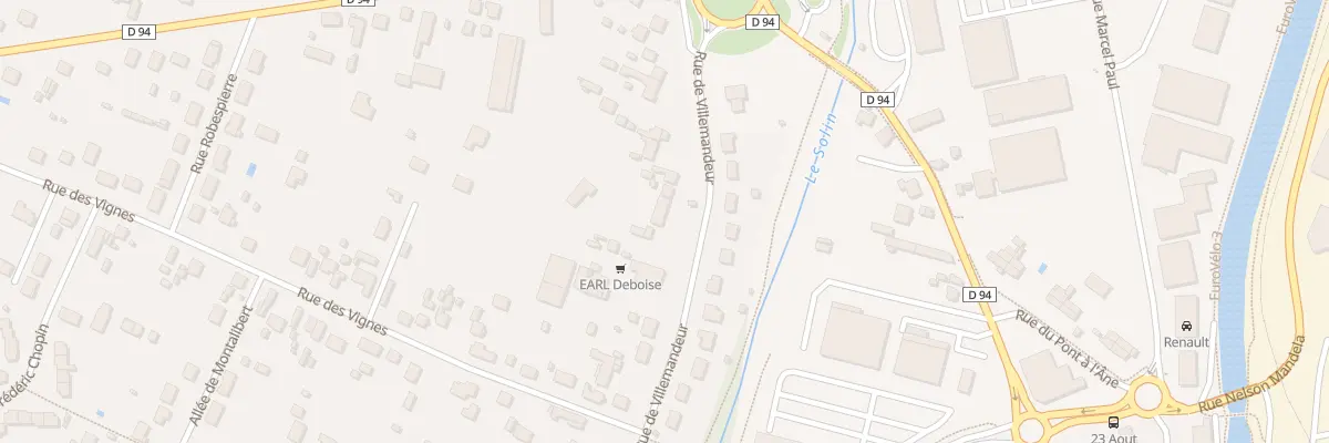 Plan du 24 Rue de Villemandeur à Châlette-sur-Loing