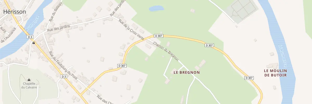 Plan du 14 Rue Camille Gagnon à Hérisson