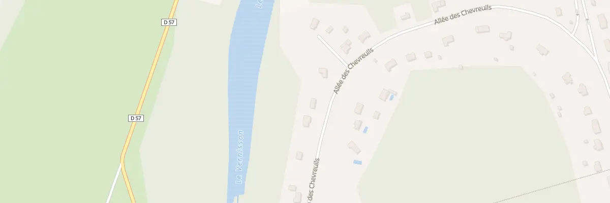 Plan du 55 All des Chevreuils à Boismorand