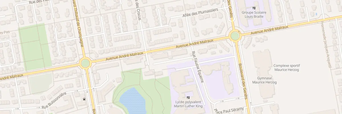 Plan du 80 Av André Malraux à Bussy-Saint-Georges