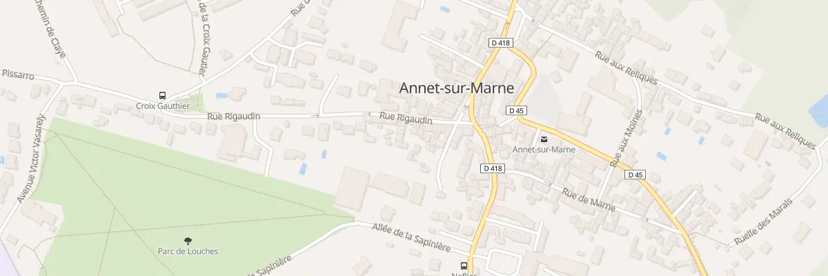 Plan du 17 Rue de Rigaudin à Annet-sur-Marne