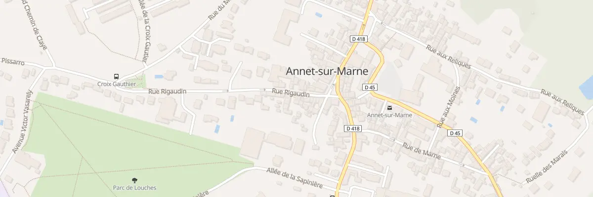 Plan du 15 Rue de Rigaudin à Annet-sur-Marne