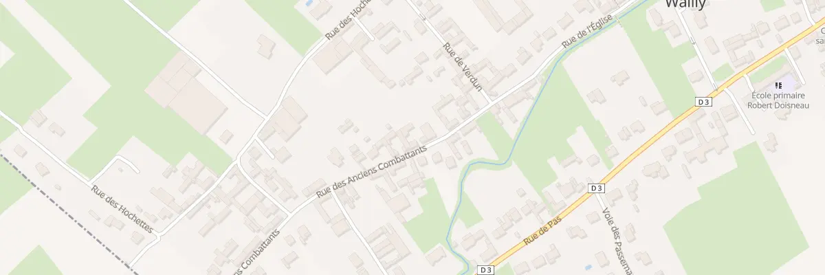 Plan du 10 Rue des Anciens Combattants à Wailly
