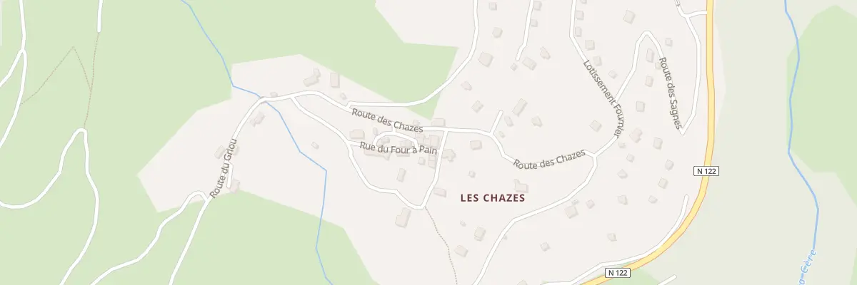 Plan du 1475 Rte des Chazes à Saint-Jacques-des-Blats